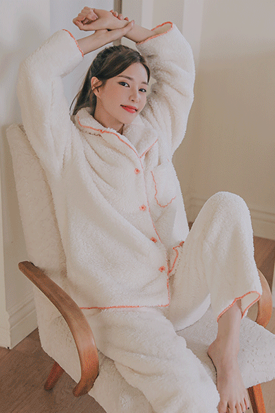 몽실 겨울 수면잠옷 홈웨어 파자마 투피스 5colors